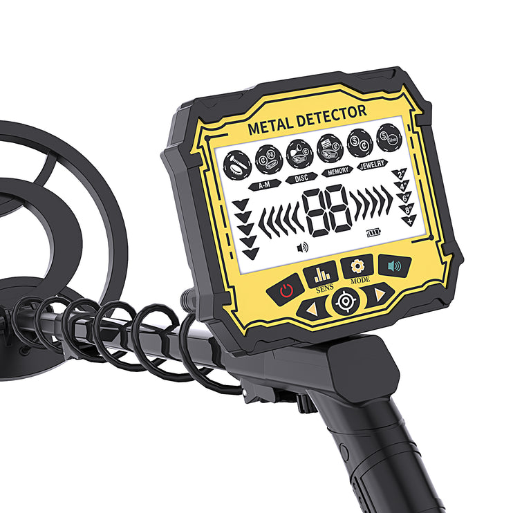 KTX855 High-Powered Metal Detector | Waterproof Coil, Headphones & Shovel