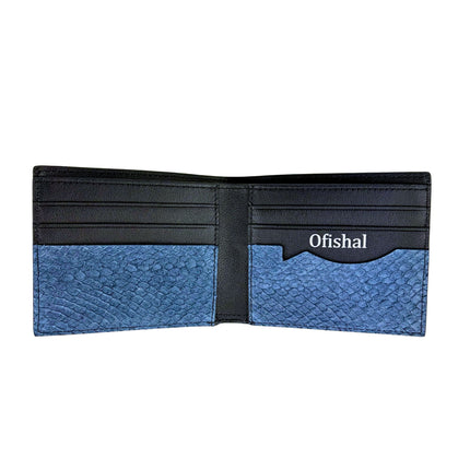 Fish Leather Bifold Wallet