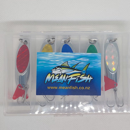 Kahawai Lures 5 x 21 Grams  with TackleBox