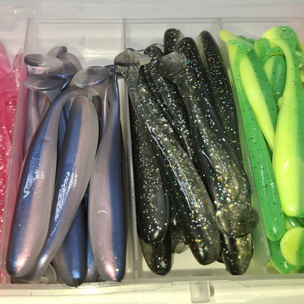 Meanfish 7cm Soft Bait – Value Pack of 100 + FREE Tackle Box