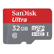 SanDisk 32GB Ultra MicroSD Card 140MB/s with SD Adapter