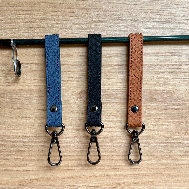 Fish Leather Key Fob