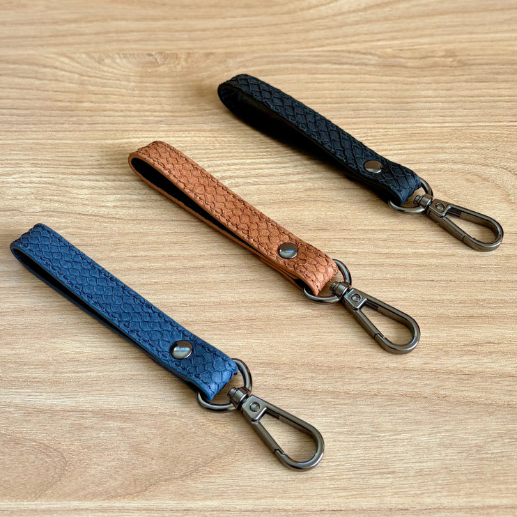 Fish Leather Key Fob