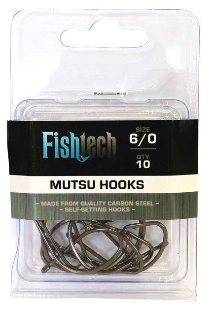Mutsu Hooks 6/0 10 Per Pack