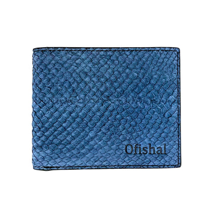 Fish Leather Bifold Wallet