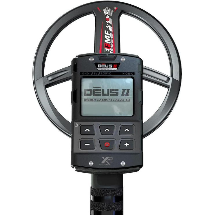 XP Deus II Detector - 22cm FMF Coil (9"), RC & WS6 Headphones