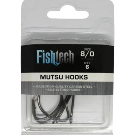 Mutsu Hooks 8/0 - 6 Per Pack