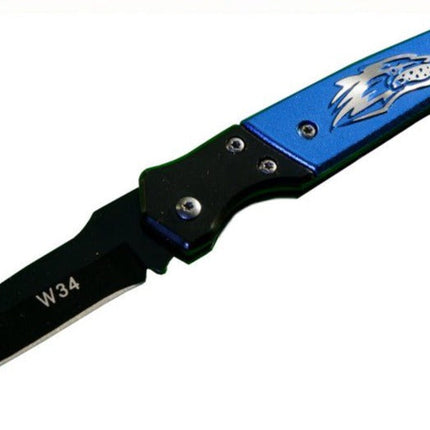 Multi Purpose Folding Knife Red or Blue
