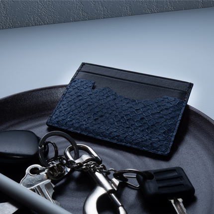 Fish Leather Card Holder Wallet