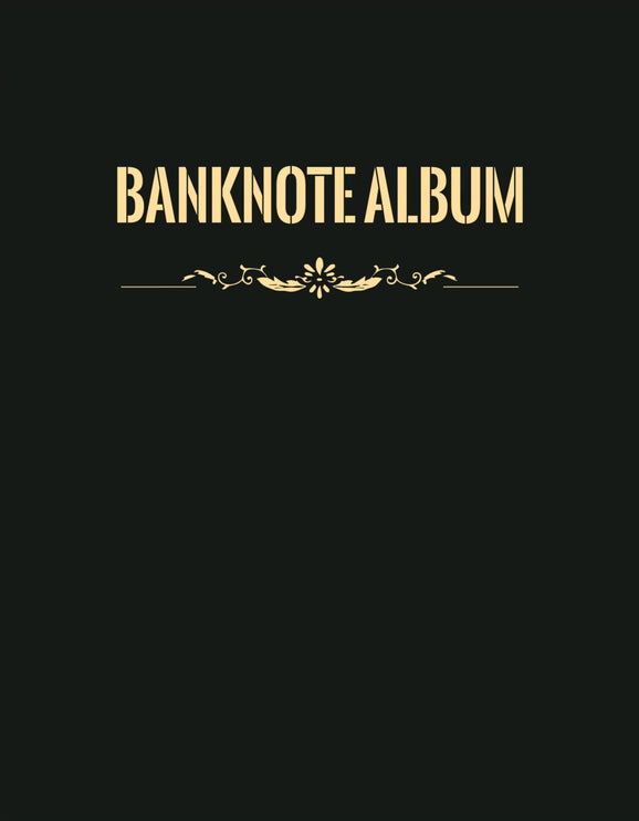 Banknote Display Album – 3 Notes per Page