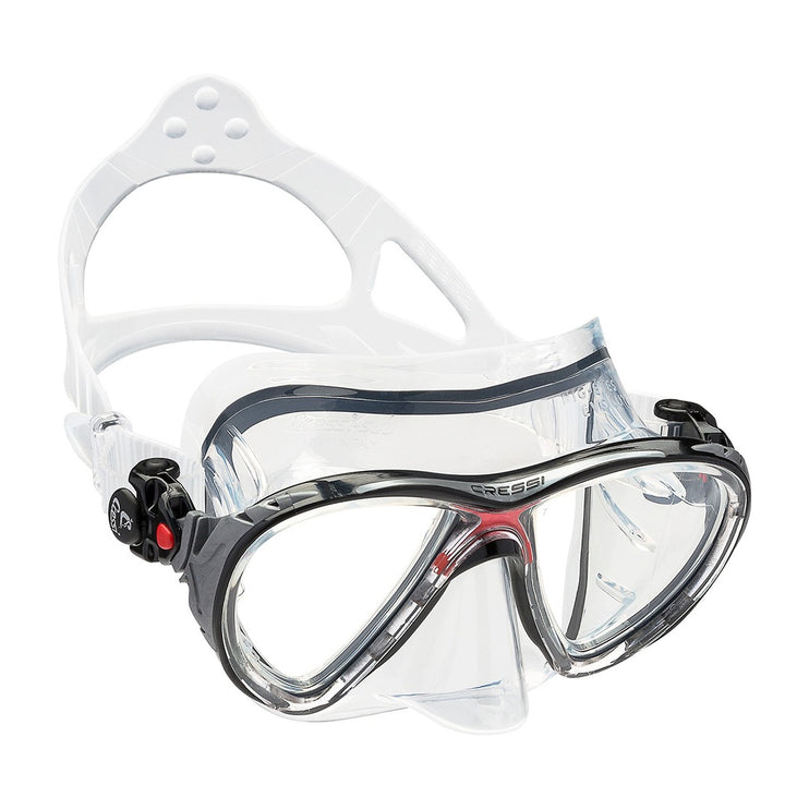 Cressi Big Eyes Evolution Crystal Diving Mask with corrective lense