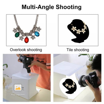 Mini 550LM Photo Lighting Studio - 6 Backdrops