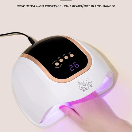 198W High Power Nail Lamp 36 Led Bulbs Nail Dryer Lamp Three-Speed