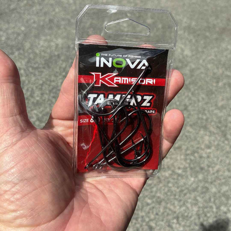 Inova Kamisori Tamerz Wide Gape Fishing Hook – Premium Japanese Steel, Razor Sharp, Extra Strong