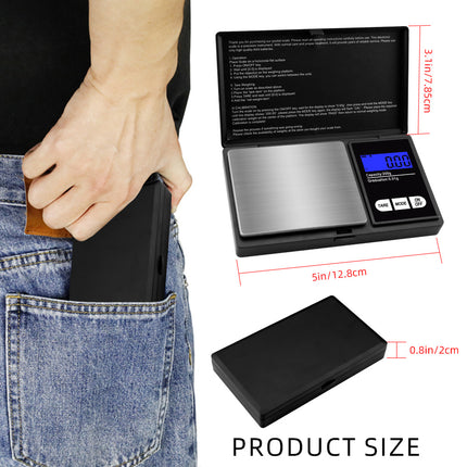 Stainless Steel Pocket Digital Scale 500g/0.01g