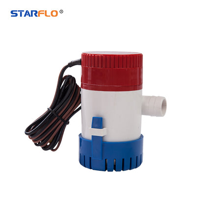 750GPH 12V Boat Bilge Pump Non Automatic Marine Water Pump