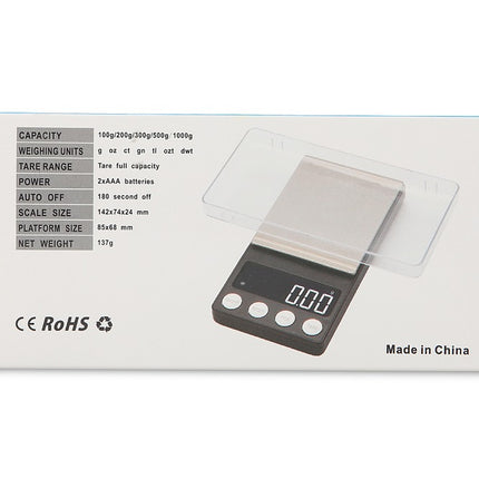 200g 0.01g  Precision Digital Pocket Weighing Scales cx186