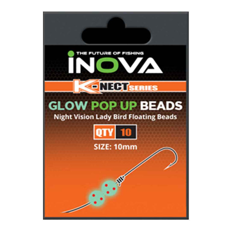 INOVA Glow Pop Up Beads – Surfcasting Fishing Beads NZ