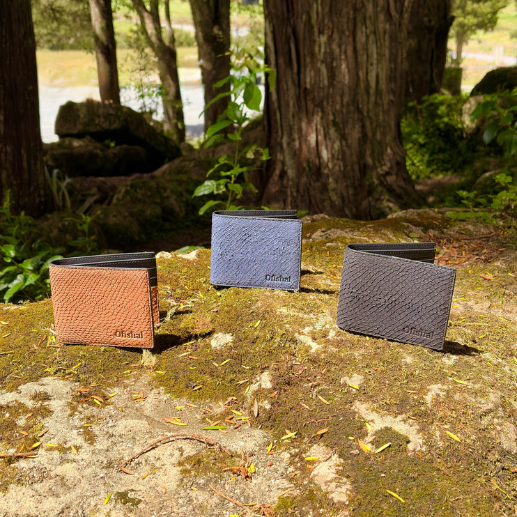 Fish Leather Bifold Wallet