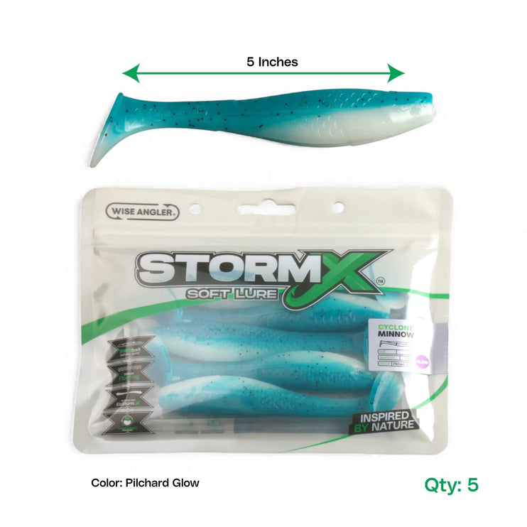 StormX™ Cyclone Minnow 5" Soft Lure