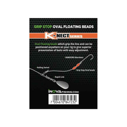 INOVA Glow Grip Stop Oval Floating Beads – Floating Fishing Beads NZ