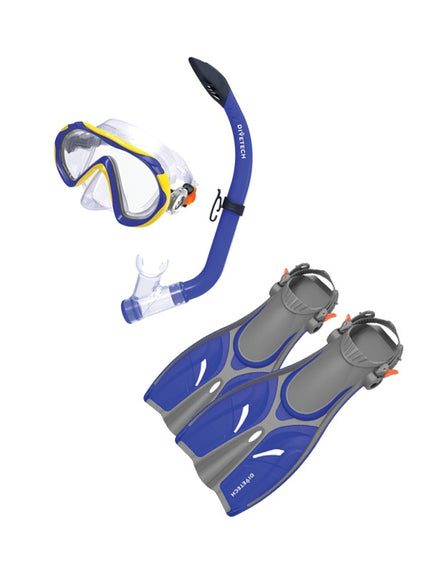 IMMERSED Junior waterborne Mask Snorkel and Fin set
