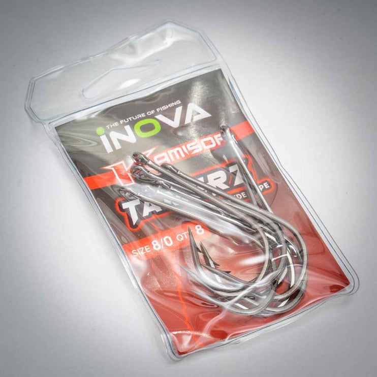 Inova Kamisori Tamerz Wide Gape Fishing Hook – Premium Japanese Steel, Razor Sharp, Extra Strong