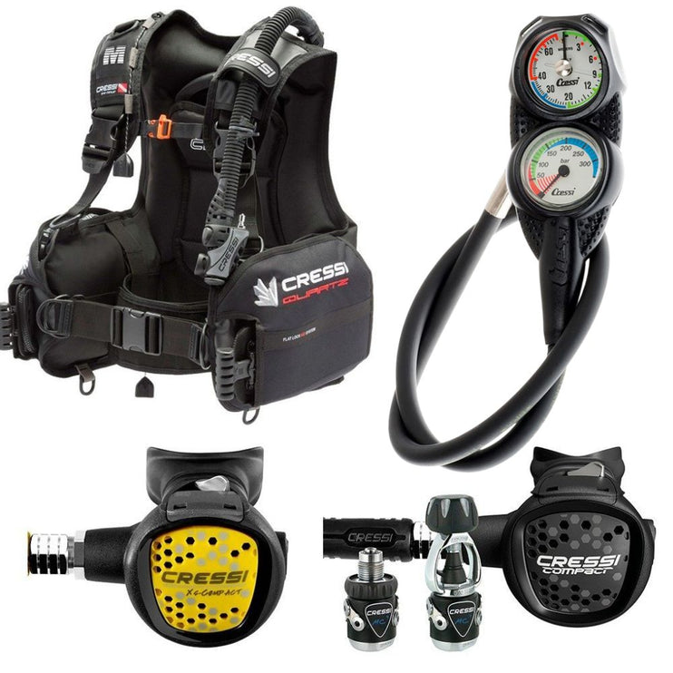 Scuba Dive Package Cressi Quartz BCD