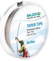 Tapered leader line for Fly fishing & Surfcasting 15m Leader