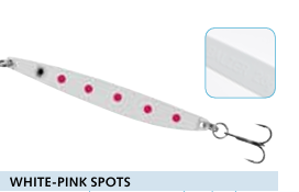 Colonel Z Seatrout Jig White/Pink Spots With UV Active 22g &26g Options (Lead Free)