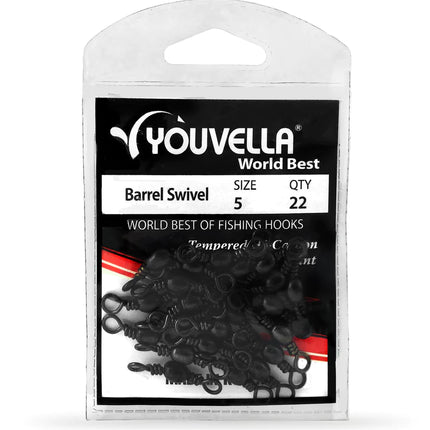 Youvella Barrel Swivel #5 (22 per pack)