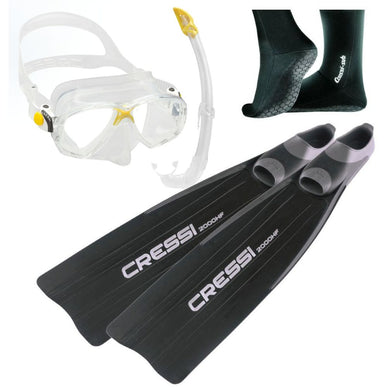 Cressi Free Diving  Starter Package Gara and Nano