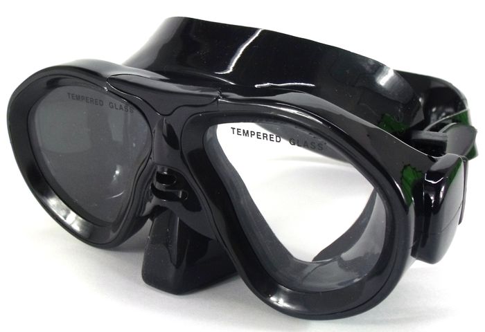 Dive Mask Freediver Junior/Teen Black Silicon