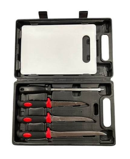 Fillet Knife Set With Board Boxed