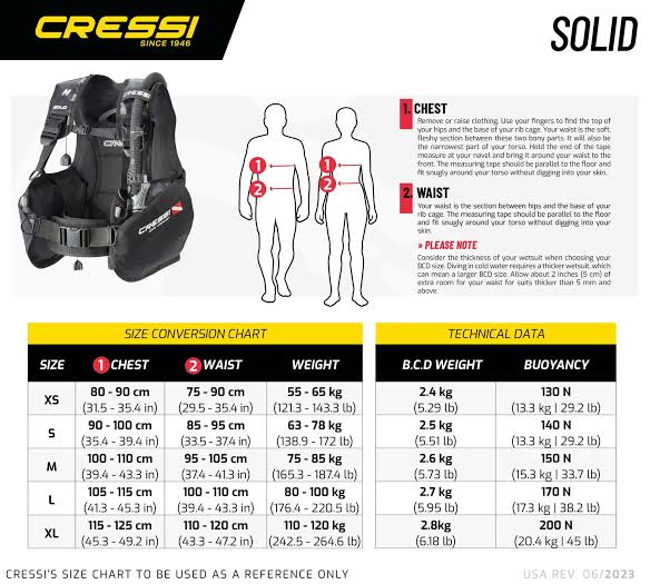 Cressi Start Bcd - Size Medium
