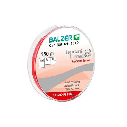 Braided Line - Iron Line 8 Red 150m