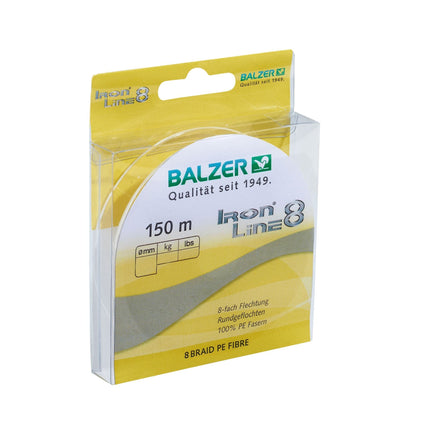 Braided Line - Iron Line 8 Yellow 150m