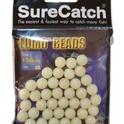 Round Beads 10mm Lumo Glow ( pkt 40 )