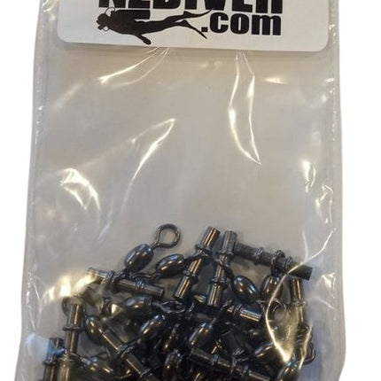 Sleeve with Crane swivel 1.9mm  PKT 20