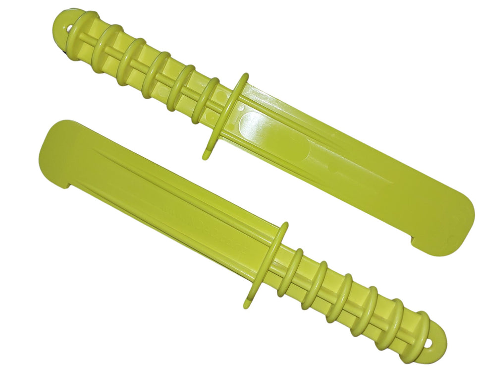 Paua Removal Tool  and Measure - Yellow