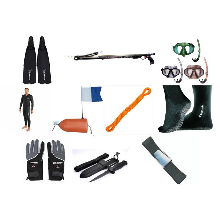 Cressi and Immersed Spearfishing Package