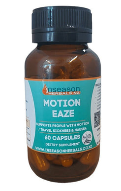 Motion Eaze - Natural Motion Sickness 60 Capsules