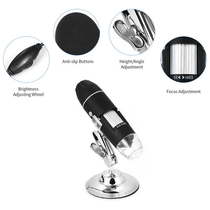 1600X USB Digital Microscope Camera Magnifier