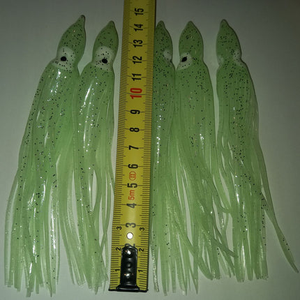 15cm Octopus Luminous Skirts ( Pack of 5)