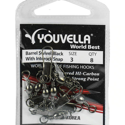 Youvella Swivel  Snap #3 (8 per pack)