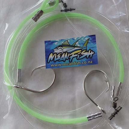 Hapuka (Grouper) 2 Hook Rig 14/0 Circle  Hook with Light