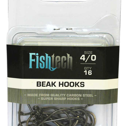 Fishtech Beak Hooks 4/0 (16 per pack)