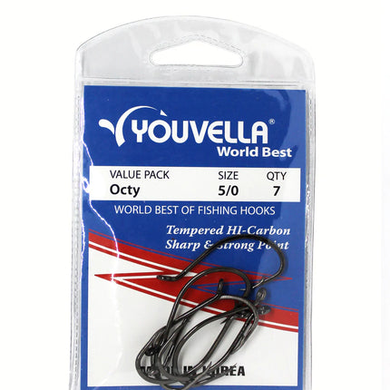 Youvella Octy Hooks 5/0 (7 per pack)