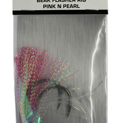 Beak Hook Flasher Rig  - PINK N PEARL