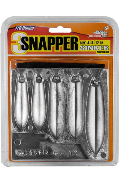 Pro Hunter Reef Sinker Mould  Combo of 5 - 4oz to 12 oz